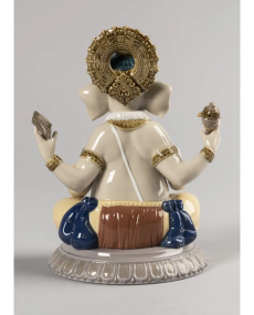 Lord Ganesha Lladró Porcelain 01009399