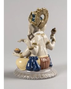 Lord Ganesha Lladró Porcelain 01009399