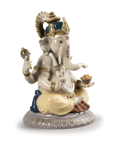 Lord Ganesha Lladró Porcelain 01009399