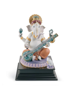 Lladro 01007181 GANESHA CON VEENA (SERIE LIMITATA) 010.07181