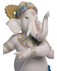 Lladro 01008327 Figurine DANCING GANESHA