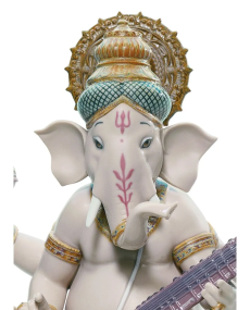 Lladro 01008288 Figurine VEENA GANESHA