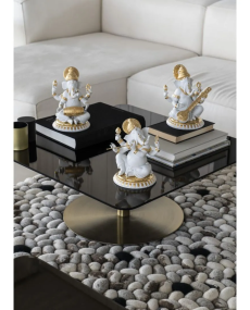 Lladro Porcelain MRIDANGAM GANESHA (GOLDEN RE-DECO) 01009278