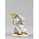 Lladro Porcelain BANSURI GANESHA (GOLDEN RE-DECO) 01009277