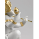 Lladro Porcelain BANSURI GANESHA (GOLDEN RE-DECO) 01009277