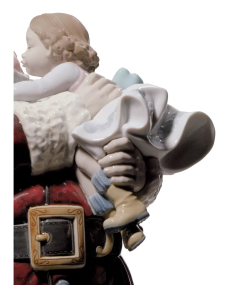 Lladro 01001960 Figurine SANTA, I'VE BEEN GOOD!