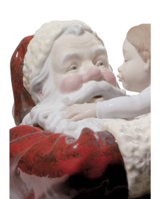 Lladro 01001960 Figurine SANTA, I'VE BEEN GOOD!