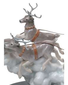 Lladro 01001938 Figurine SANTA'S MIDNIGHT RIDE