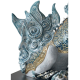 Lladro 01001991 Figurine GUARDIAN LION BLUE