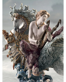 Arion on a Seahorse Lladró Porcelain 01001948