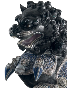 Lladro 01001994 Figurine GUARDIAN LIONESS BLACK