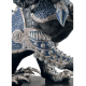 Lladro 01001995 GUARDIAN LION (BLACK) 010.01995