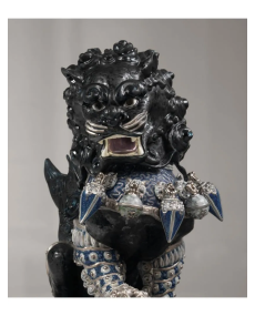 Lladro 01001995 Figurine GUARDIAN LION BLACK