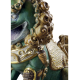 Lladro 1001987 ORIENTAL LION GREEN 1001987