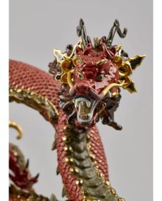 Lladro 01008625 AUSPICIOUS DRAGON (RED) 010.08625