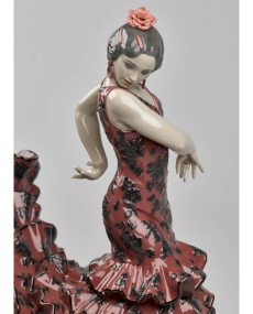 Lladro 01008765 FLAMENCO FLAIR (RED) Porcelain Lladro