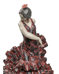 Lladro 01008765 ARTE FLAMENCO (ROJO) Porcelana Figura Lladro