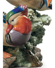 Lladro Porzellan MANDARIN DUCKS 01001979