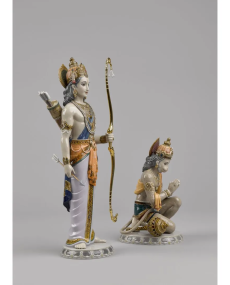 Lladro 1001972 Figurine LAKSHMAN AND HANUMAN