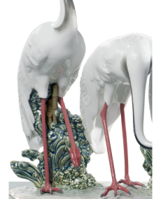 Lladro 1008697 Figurine FLOCK OF CRANES