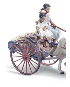 Lladro 01001784 BLUMEN FÜR DEN JAHRMARKT 010 01784