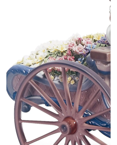 Lladro 01001784 Figurine FLOWER WAGON