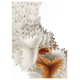 Actinia Porcelain Necklace. White and Golden luster Porcelana Lladró 01010285  