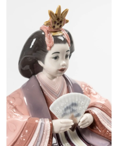 Hina Dolls (violet) Lladro Porcelain 01009410