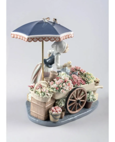 Lladro 01001454 EL PUESTO DE FLORES 01001454 