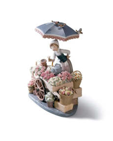 Lladro 01001454 EL PUESTO DE FLORES 01001454 