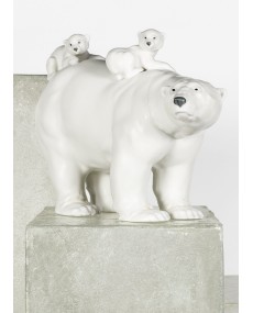 Mummy bear and babies Lladró Porcelaine 01009290 