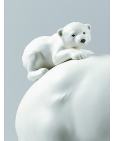 Mummy bear and babies Lladró Porcelain 01009290