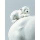 Mummy bear and babies Lladró Porcelain 01009290