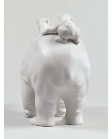 Mummy bear and babies Lladró Porcelain 01009290