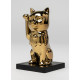 Figura Maneki Neko. Lustre dorado Porcelana Lladró 01009305  