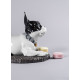 French bulldog with macarons Lladró Porcelain 01009398