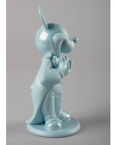 Mickey Mouse (blue) Lladro Porcelain 01009418