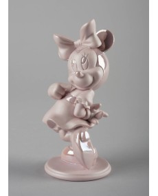 Minnie Mouse (pink) Lladro Porzellan 01009419 