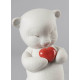 Robt - L'ours courageux Lladró Porcelaine 01009443  