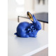 Attentive bunny (blue-gold) Lladró Porcelain 01009448