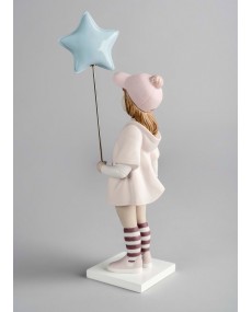 Follow your Star Girl Figurine Lladró Porcelain 01009449