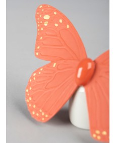 Butterfly (coral-gold) Lladró Porcelain 01009453