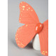 Butterfly (coral-gold) Lladró Porcelain 01009453