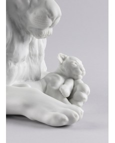 Lion with cub Lladró Porcelain 01009454