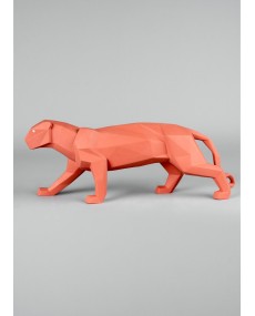 Panther (coral) Lladró Porcelain 01009457