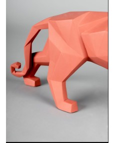 Panther (coral) Lladró Porcelain 01009457