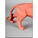 Panther (coral) Lladró Porcelain 01009457