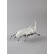 Rhinoceros beetle (matte white) Lladró Porcelain 01009478