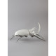 Rhinoceros beetle (matte white) Lladró Porcelain 01009478