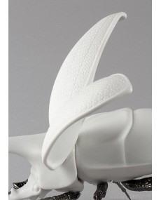 Hercules beetle (matte white) Lladró Porcelain 01009479